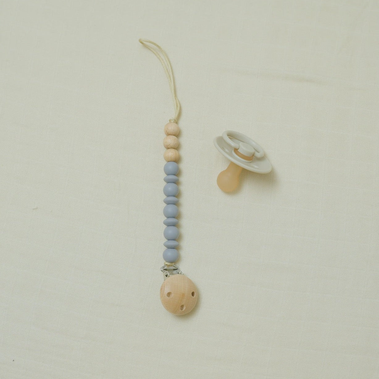 Wooden Pacifier Clips and Pacifier