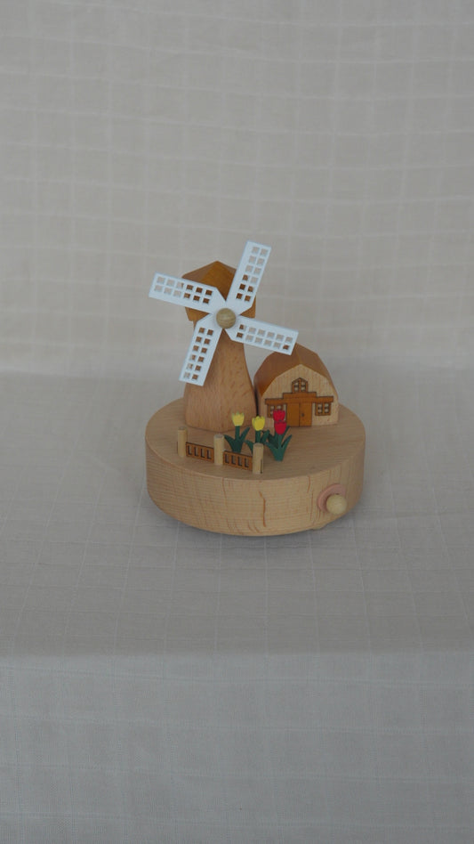 Windmill Chimes Music Box